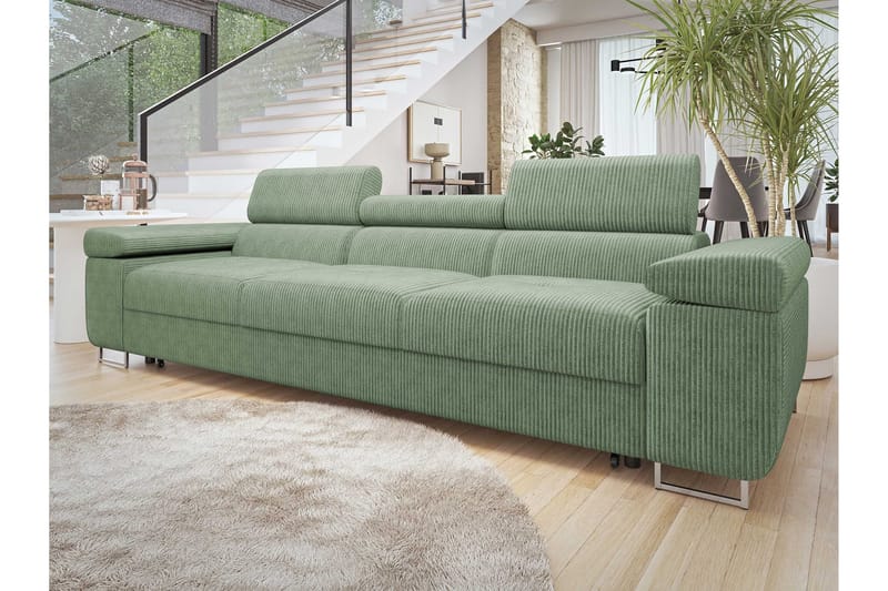 Gabina Bäddsoffa 3-sits i Manchester - Grön - Möbler - Vardagsrum - Bäddsoffor