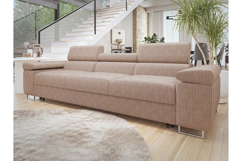 Gabina Bäddsoffa 3-sits i Manchester - Rosa - Möbler - Vardagsrum - Bäddsoffor