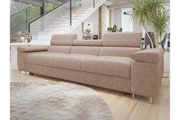 Gabina Bäddsoffa 3-sits i Manchester - Rosa - Möbler - Vardagsrum - Bäddsoffor