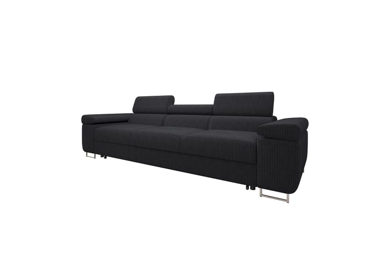 Gabina Bäddsoffa 3-sits i Manchester, Svart