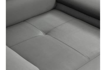 Gabina Modern Fåtölj i Tyg med Konstläderunderrede - Beige - Möbler - Vardagsrum - Fåtöljer