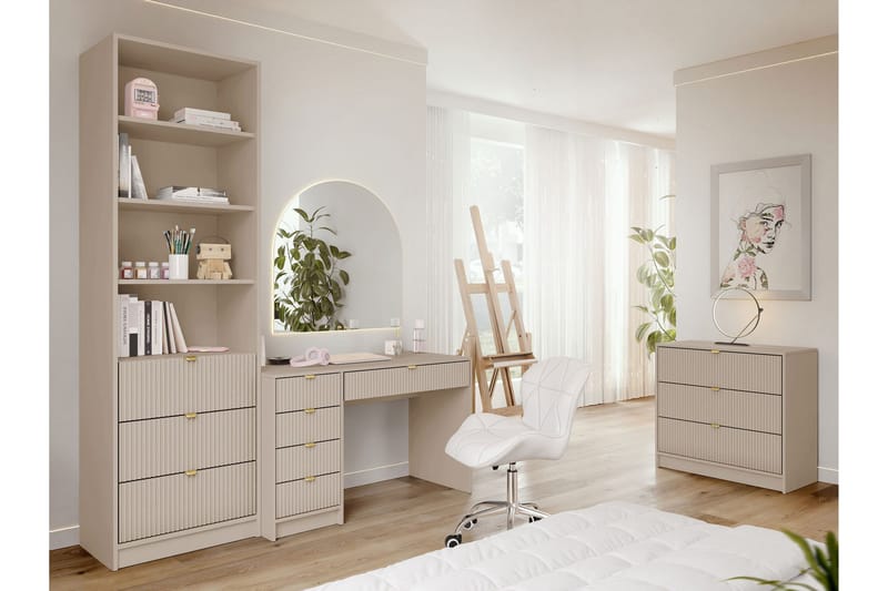 Gudelia Möbelset För Vardagsrum - Svart - Möbler - Vardagsrum - Möbelset för vardagsrum