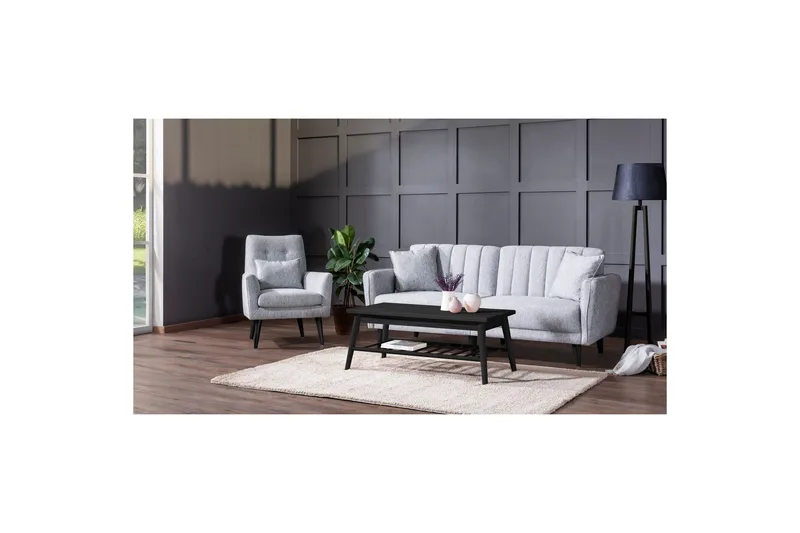 Arianda Soffgrupp - Grå - Möbler - Vardagsrum - Soffgrupper