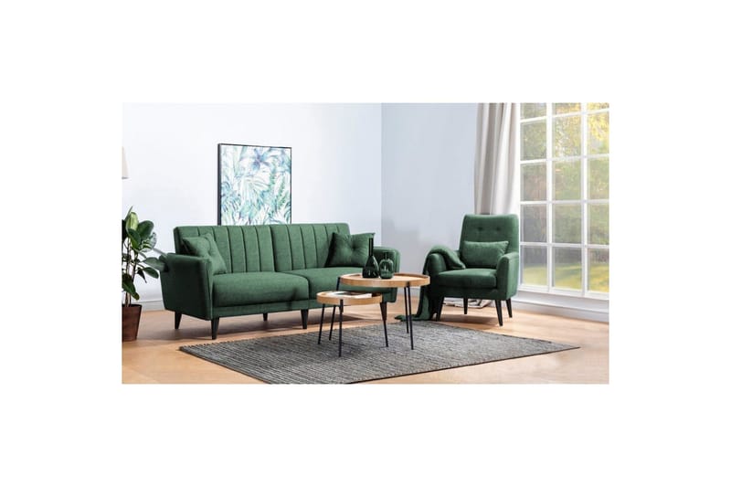 Arianda Soffgrupp - Grön - Möbler - Vardagsrum - Soffgrupper