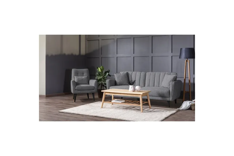 Arianda Soffgrupp - Mörkgrå - Möbler - Vardagsrum - Soffgrupper