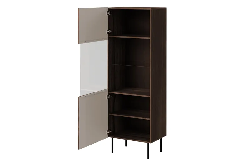 Hammarstrand TV Möbelset Vardagsrum - Valnöt / Svart / Ribbad Trä - Möbler - Vardagsrum - Möbelset för vardagsrum