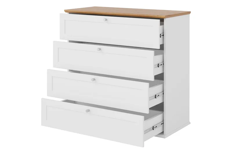 Hammerdal Möbelset För Vardagsrum - Vit/Ek - Möbler - Vardagsrum - Möbelset för vardagsrum