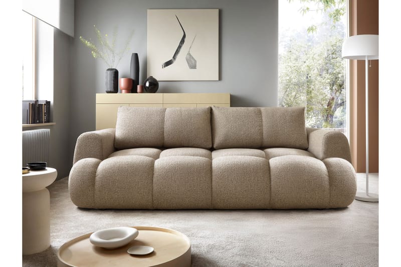 Handu Bäddsoffa 3-sits - Brun - Möbler - Vardagsrum - Bäddsoffor