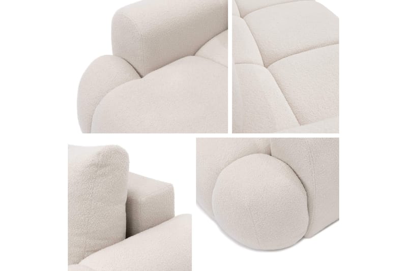 Handu Bäddsoffa 3-sits - Grå/Beige - Möbler - Vardagsrum - Bäddsoffor