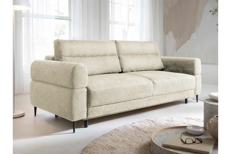 Hawara Bäddsoffa 2-sits - Beige - Möbler - Vardagsrum - Bäddsoffor