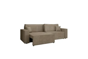 Hobson Bäddsoffa 3-sits i Plysch