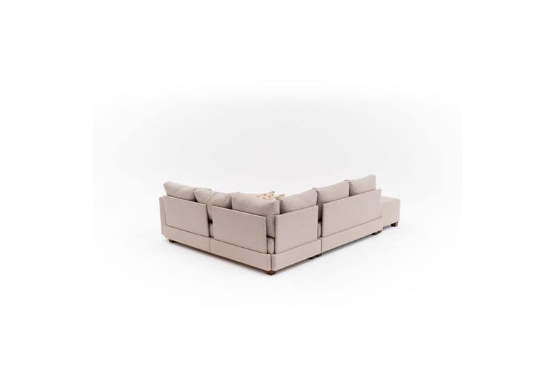 Hörnbäddsoffa Iroulport Vänster Beige - Beige - Möbler - Vardagsrum - Bäddsoffor