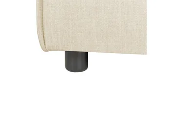 Hörnsektion Aprica Beige, svart, Linne - Beige - Möbler - Vardagsrum - Soffor - Modulsoffor - Hörnmodul