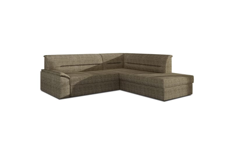 Hörnsoffa Eltap Elano 255x212x90 cm - Berlin 03, Beige, Höger - Möbler - Vardagsrum - Bäddsoffor