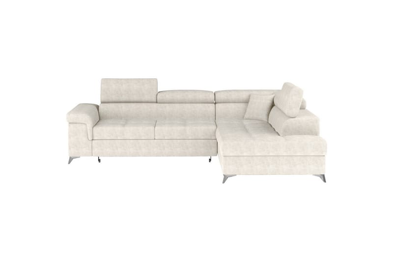 Hörnsoffa Eltap Eridano 275x202x88 cm - Amore 01, Vit, Höger - Möbler - Vardagsrum - Bäddsoffor