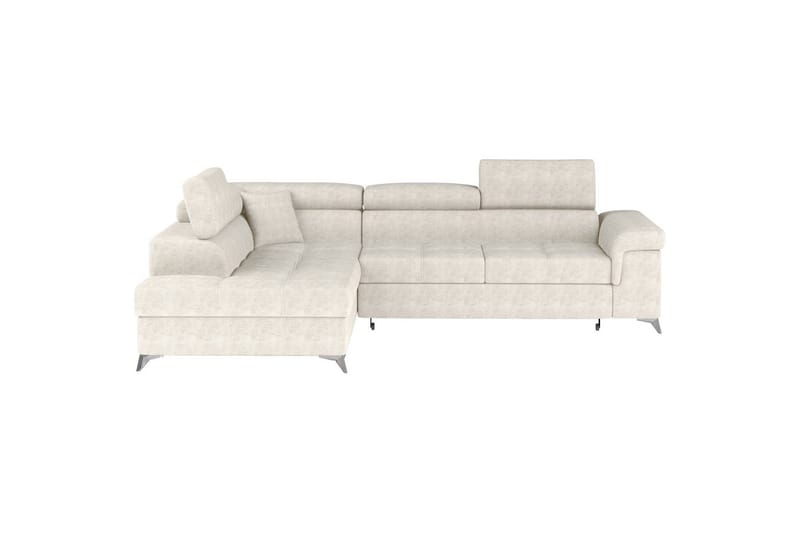 Hörnsoffa Eltap Eridano 275x202x88 cm - Amore 01, Vit, Vänster - Möbler - Vardagsrum - Bäddsoffor