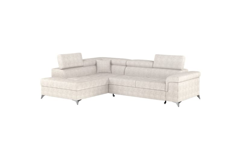 Hörnsoffa Eltap Eridano 275x202x88 cm - Amore 01, Vit, Vänster - Möbler - Vardagsrum - Bäddsoffor