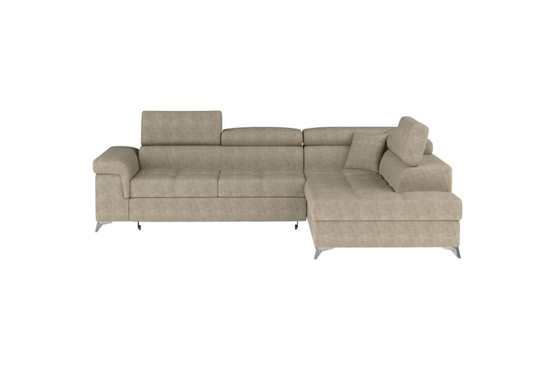 Hörnsoffa Eltap Eridano 275x202x88 cm - Amore 18, Beige, Höger - Möbler - Vardagsrum - Bäddsoffor
