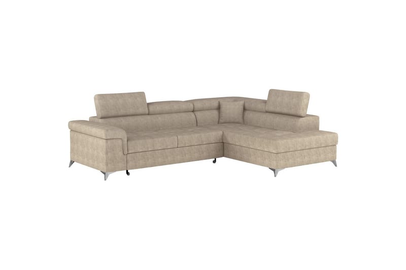 Hörnsoffa Eltap Eridano 275x202x88 cm - Amore 18, Beige, Höger - Möbler - Vardagsrum - Bäddsoffor