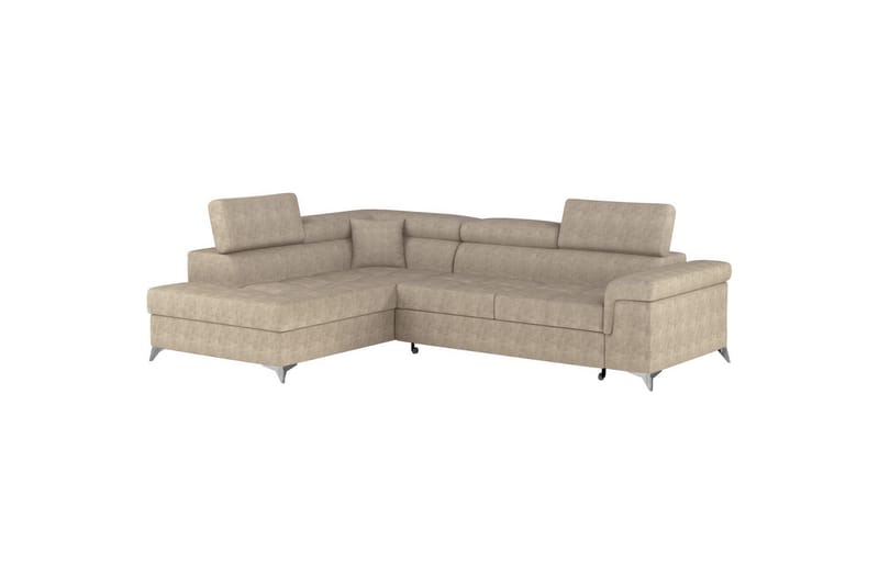 Hörnsoffa Eltap Eridano 275x202x88 cm - Amore 18, Beige, Vänster - Möbler - Vardagsrum - Bäddsoffor