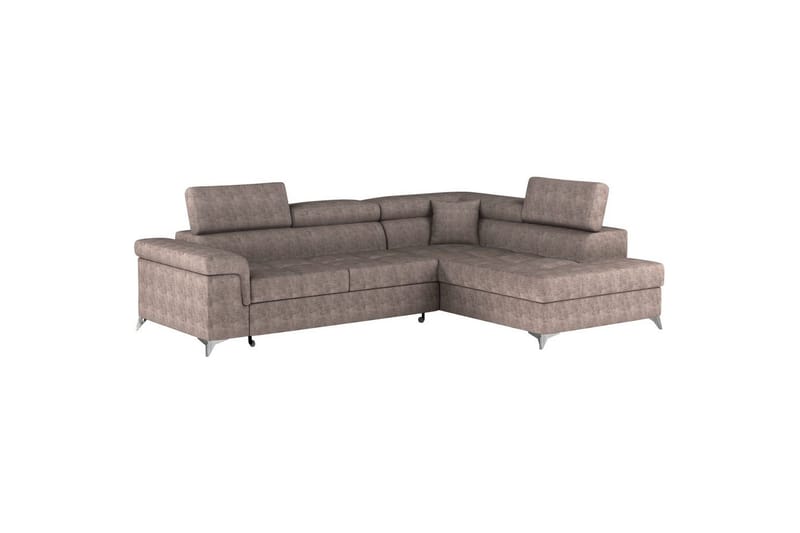 Hörnsoffa Eltap Eridano 275x202x88 cm - Amore 20, Mörk Beige, Höger - Möbler - Vardagsrum - Bäddsoffor