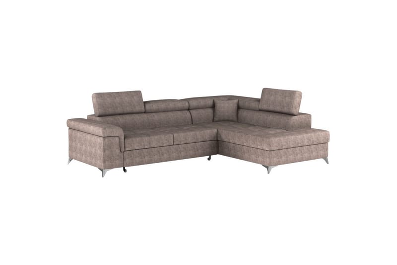 Hörnsoffa Eltap Eridano 275x202x88 cm - Amore 20, Mörk Beige, Höger - Möbler - Vardagsrum - Bäddsoffor