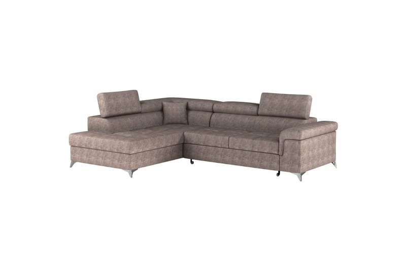 Hörnsoffa Eltap Eridano 275x202x88 cm - Amore 20, Mörk Beige, Vänster - Möbler - Vardagsrum - Bäddsoffor
