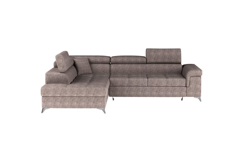 Hörnsoffa Eltap Eridano 275x202x88 cm - Amore 20, Mörk Beige, Vänster - Möbler - Vardagsrum - Bäddsoffor
