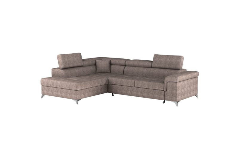 Hörnsoffa Eltap Eridano 275x202x88 cm - Amore 20, Mörk Beige, Vänster - Möbler - Vardagsrum - Bäddsoffor