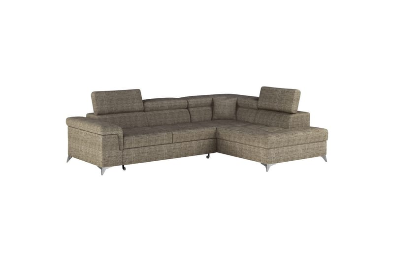 Hörnsoffa Eltap Eridano 275x202x88 cm - Berlin 03, Beige, Höger - Möbler - Vardagsrum - Bäddsoffor