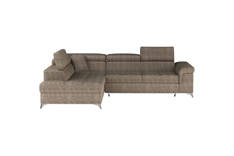 Hörnsoffa Eltap Eridano 275x202x88 cm - Berlin 03, Beige, Vänster - Möbler - Vardagsrum - Bäddsoffor