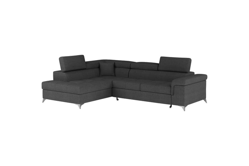 Hörnsoffa Eltap Eridano 275x202x88 cm - Inari 96, Mörkgrå, Vänster - Möbler - Vardagsrum - Bäddsoffor