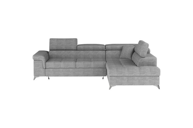 Hörnsoffa Eltap Eridano 275x202x88 cm - Manhattan 03, Ljusgrå, Höger - Möbler - Vardagsrum - Bäddsoffor