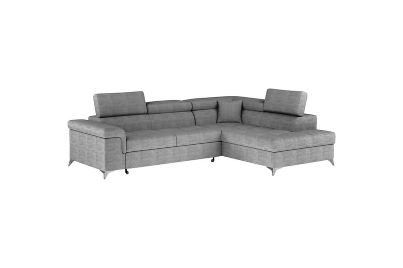 Hörnsoffa Eltap Eridano 275x202x88 cm - Manhattan 03, Ljusgrå, Höger - Möbler - Vardagsrum - Bäddsoffor