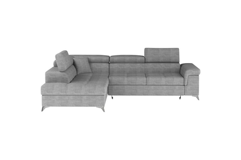 Hörnsoffa Eltap Eridano 275x202x88 cm - Manhattan 03, Ljusgrå, Vänster - Möbler - Vardagsrum - Bäddsoffor