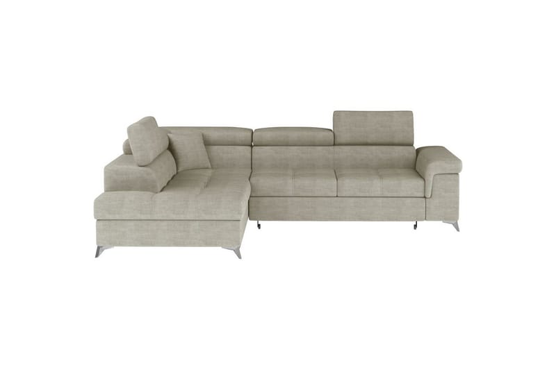 Hörnsoffa Eltap Eridano 275x202x88 cm - Manhattan 20, Mörkbeige, Vänster - Möbler - Vardagsrum - Bäddsoffor