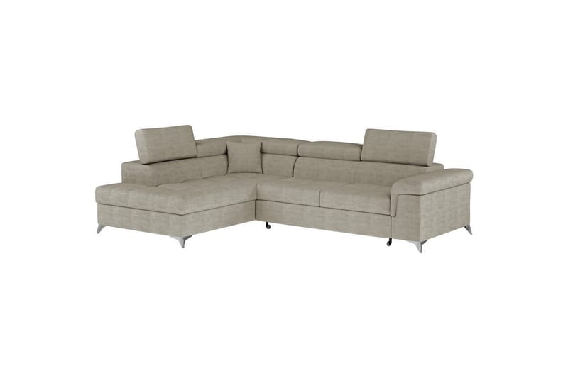 Hörnsoffa Eltap Eridano 275x202x88 cm - Manhattan 20, Mörkbeige, Vänster - Möbler - Vardagsrum - Bäddsoffor