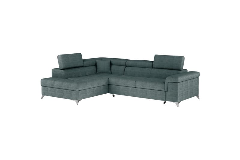 Hörnsoffa Eltap Eridano 275x202x88 cm - Manhattan 38, Grön, Vänster - Möbler - Vardagsrum - Bäddsoffor