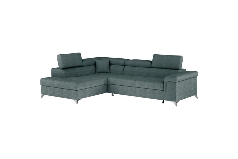 Hörnsoffa Eltap Eridano 275x202x88 cm - Manhattan 38, Grön, Vänster - Möbler - Vardagsrum - Bäddsoffor