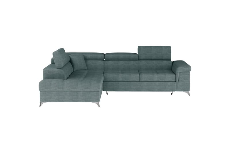 Hörnsoffa Eltap Eridano 275x202x88 cm - Manhattan 38, Grön, Vänster - Möbler - Vardagsrum - Bäddsoffor