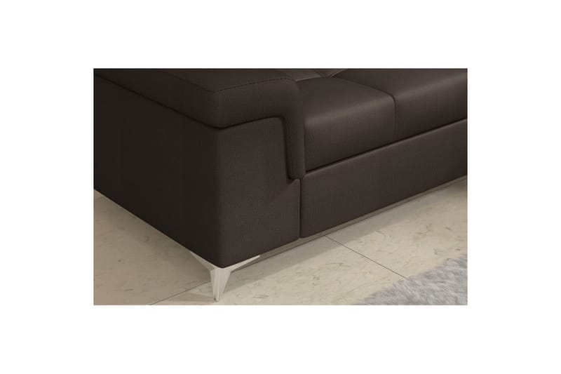 Hörnsoffa Eltap Eridano 275x202x88 cm - Monolith 29, Mörkbrun, Höger - Möbler - Vardagsrum - Bäddsoffor