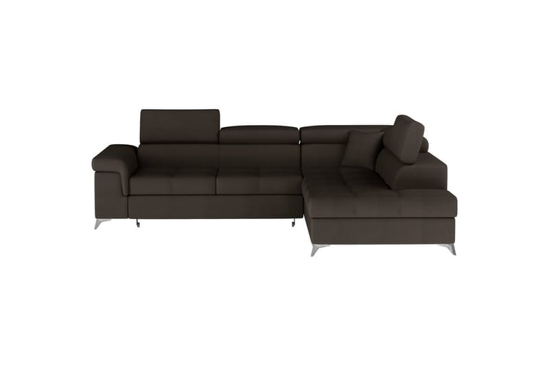 Hörnsoffa Eltap Eridano 275x202x88 cm - Monolith 29, Mörkbrun, Höger - Möbler - Vardagsrum - Bäddsoffor