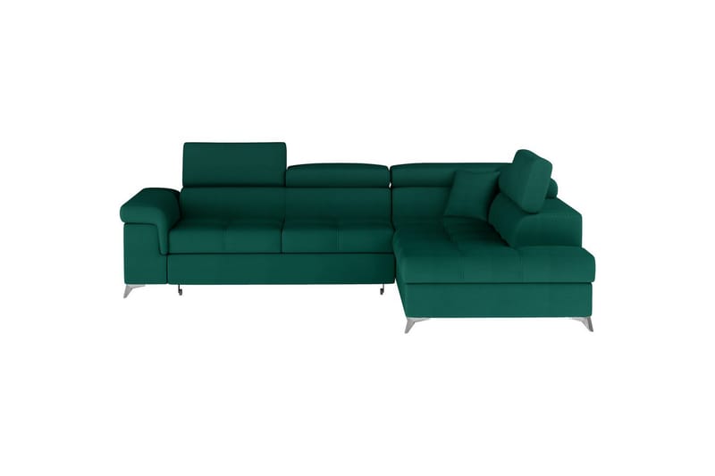 Hörnsoffa Eltap Eridano 275x202x88 cm - Monolith 37, Grön, Höger - Möbler - Vardagsrum - Bäddsoffor