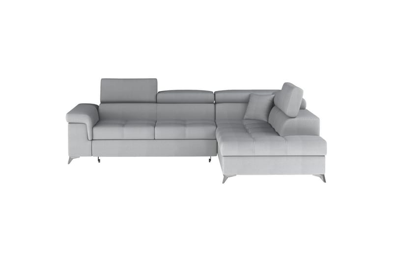 Hörnsoffa Eltap Eridano 275x202x88 cm - Monolith 84, Ljusgrå, Höger - Möbler - Vardagsrum - Bäddsoffor