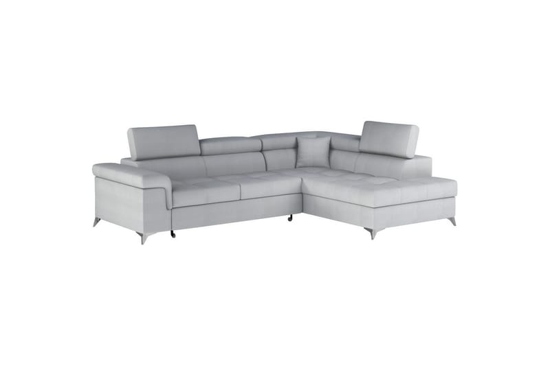 Hörnsoffa Eltap Eridano 275x202x88 cm - Monolith 84, Ljusgrå, Höger - Möbler - Vardagsrum - Bäddsoffor