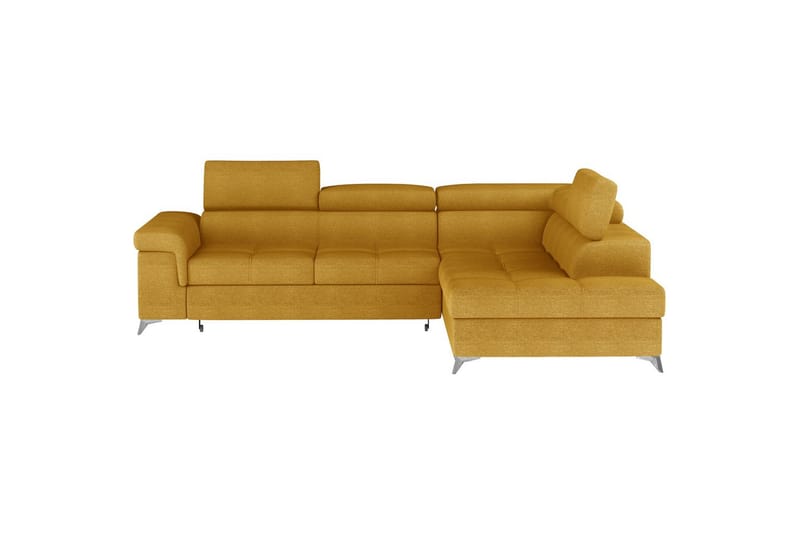 Hörnsoffa Eltap Eridano 275x202x88 cm - Omega 68, Gul, Höger - Möbler - Vardagsrum - Bäddsoffor