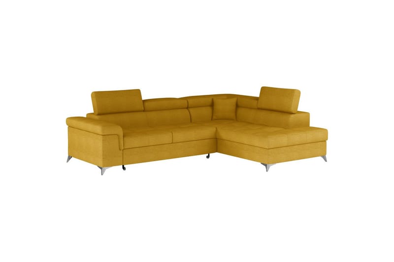 Hörnsoffa Eltap Eridano 275x202x88 cm - Omega 68, Gul, Höger - Möbler - Vardagsrum - Bäddsoffor