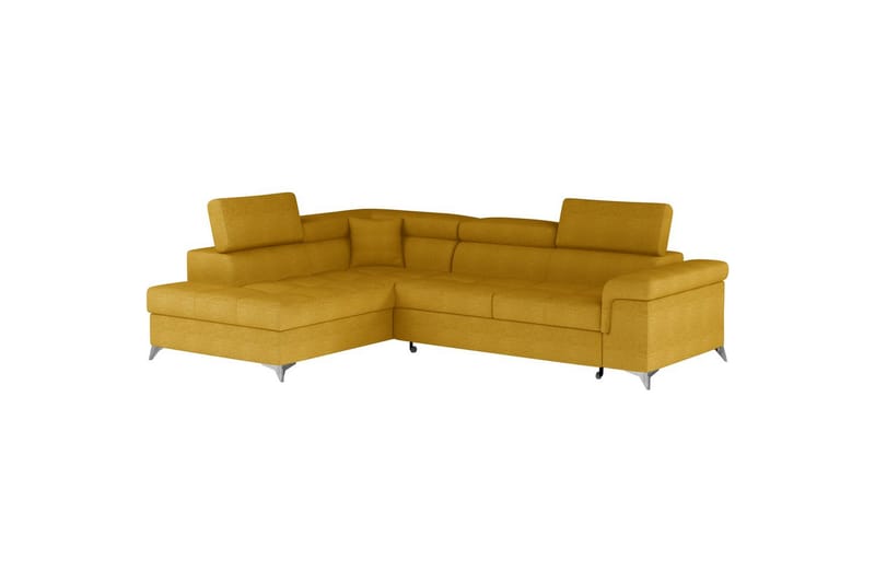 Hörnsoffa Eltap Eridano 275x202x88 cm - Omega 68, Gul, Vänster - Möbler - Vardagsrum - Bäddsoffor