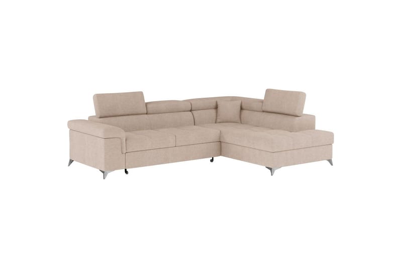 Hörnsoffa Eltap Eridano 275x202x88 cm - Raquel 18, Beige, Höger - Möbler - Vardagsrum - Bäddsoffor