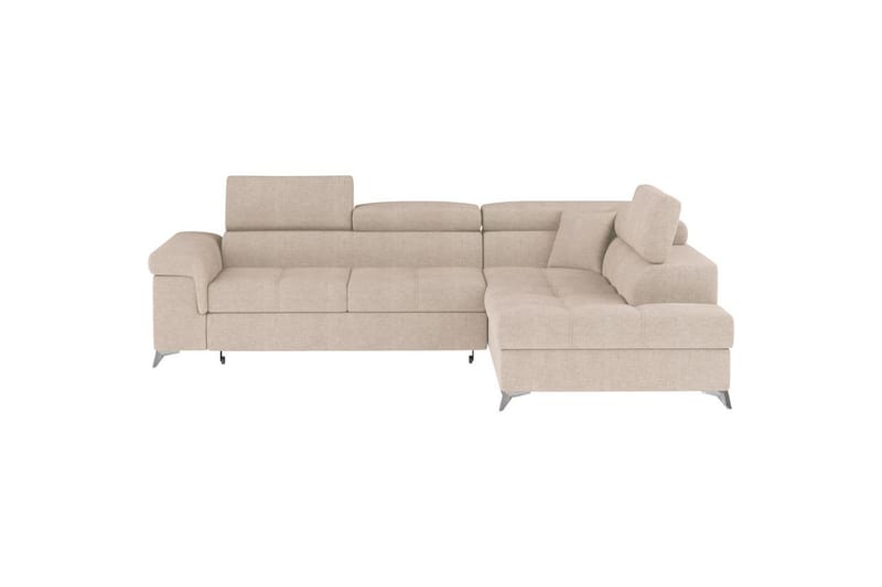 Hörnsoffa Eltap Eridano 275x202x88 cm - Raquel 18, Beige, Höger - Möbler - Vardagsrum - Bäddsoffor
